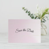 Mocha Ombre Bewaar de Datum Save The Date (Staand voorkant)