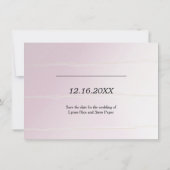 Mocha Ombre Bewaar de Datum Save The Date (Achterkant)