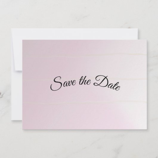 Mocha Ombre Bewaar de Datum Save The Date (Voorkant)
