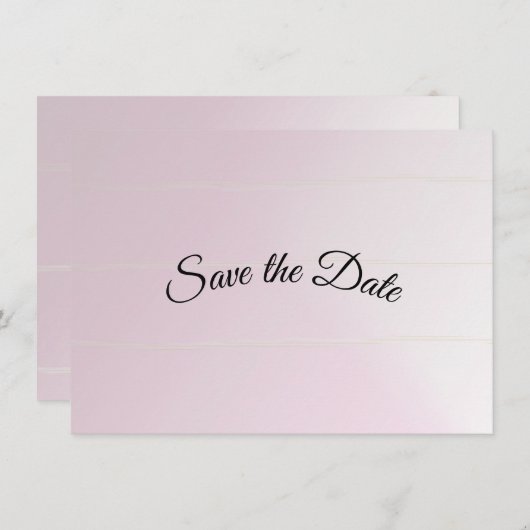 Mocha Ombre slaat de datum op Save The Date (Voorkant / Achterkant)