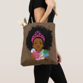 Mocha Princess All Over Print Bag Tote Bag (Dichtbij)