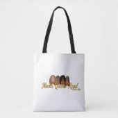 Mocha Queens lezen boekzak/Tas Tote Bag (Voorkant)