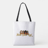 Mocha Queens lezen boekzak/Tas Tote Bag (Achterkant)