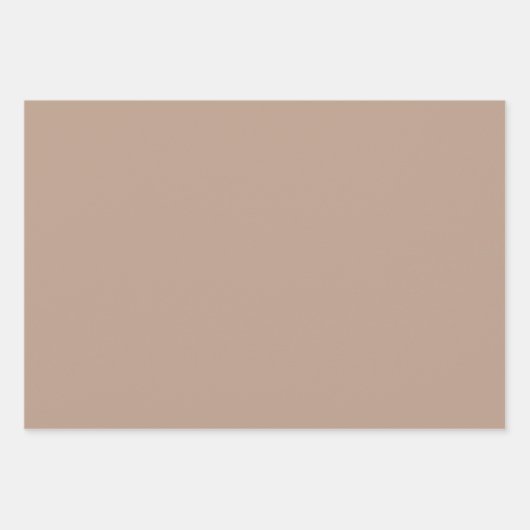 Mocha Rococo Revival Lotus Mandala Mid Mod Ogee Inpakpapier Vel (Voorkant 2)