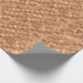 Mocha Squares Abstract Perfection in Gift Wrapping Cadeaupapier (Hoek)