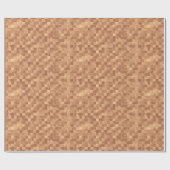 Mocha Squares Abstract Perfection Sparkle Wrap Cadeaupapier (Vlak)