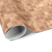 Mocha Squares Abstract Perfection Sparkle Wrap Cadeaupapier (Rol Hoek)