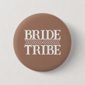Mocha Stijl Bruidsstam Ronde Button 5,7 Cm (Voorkant)