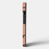 Mocha-Stippen en -strips Case-Mate iPhone Case (Achterkant / Links)