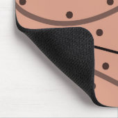 Mocha-Stippen en -strips Muismat (Hoek)