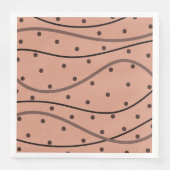 Mocha-Stippen en -strips Servet (Voorkant)