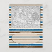 mocha stripe briefkaart (Voorkant)