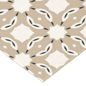 Mocha Swirl Monochrome Mirage Korte Tafelloper (Hoek)