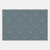 Mocha Tapestry Rococo Mandala Art Deco Scallop Inpakpapier Vel (Voorkant)