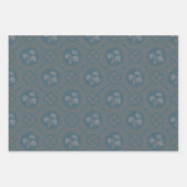 Mocha Tapestry Rococo Mandala Elegante Diamond Teg Inpakpapier Vel (Voorkant)