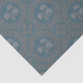 Mocha Tapestry Rococo Mandala Elegante Diamond Teg Tissuepapier (Detail)