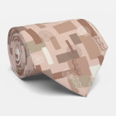 Mocha tegels stropdas (Opgerold)