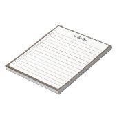 Mocha To Do List Minimalist Teacher Organizer  Notitieblok (Linkerzijde)