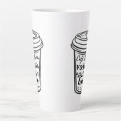 Mocha, Vodka, Valium Latte Mok (Voorkant)