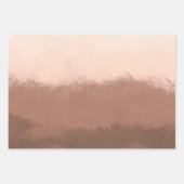 Mocha Watercolor Abstract Inpakpapier Vel (Voorkant 2)