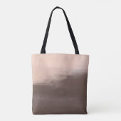 Mocha Watercolor Abstract Tote Bag (Achterkant)