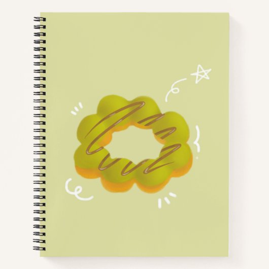 Mochadonut Spiraal Notebook Notitieboek (Voorkant)