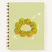 Mochadonut Spiraal Notebook Notitieboek (Voorkant)