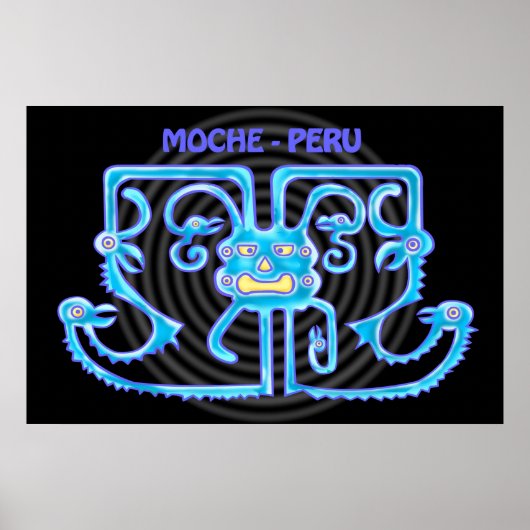 MOCHE-PERU POSTER (Voorkant)