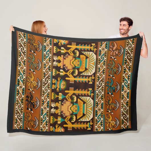 Moche Royal Fleece Deken (In situ)