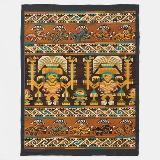 Moche Royal Fleece Deken (Voorkant)