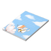 Mochi Bee Bumble Bee Doggy Puppy en Sakura Notitieblok (Linkerzijde)