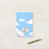 Mochi Bijen Bloemen Bloeiende Springy Bloemen Post-it® Notes (Op bureau)