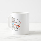 Mochi cat peach and goma koffiemok (Voorkant links)