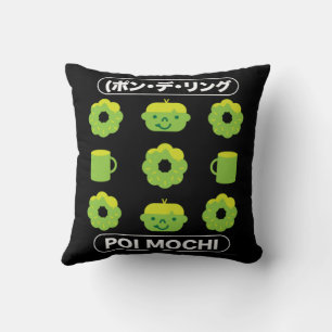 Mochi Donuts poi Mochi en koffie Kussen