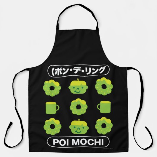 Mochi Donuts poi Mochi en koffie Schort (Voorkant)