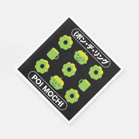 Mochi Donuts poi Mochi en koffie Servet (Hoek)