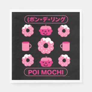 Mochi Donuts poi Mochi en koffie Servet
