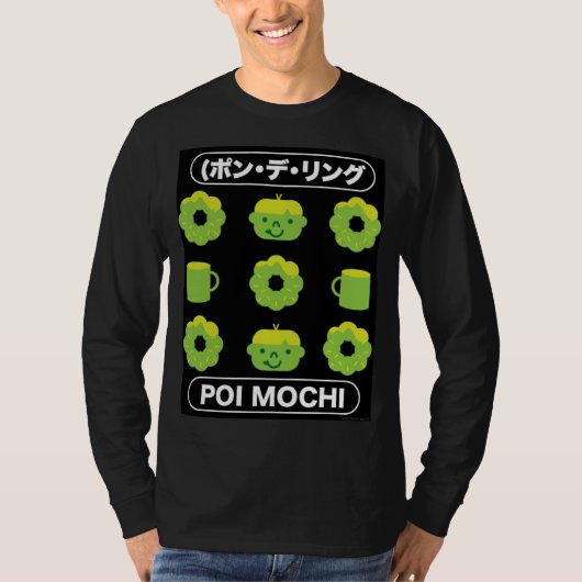 Mochi Donuts poi Mochi en koffie T-shirt (Voorkant)