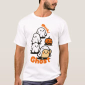 Mochi Ghost Halloween T-shirt (Voorkant)