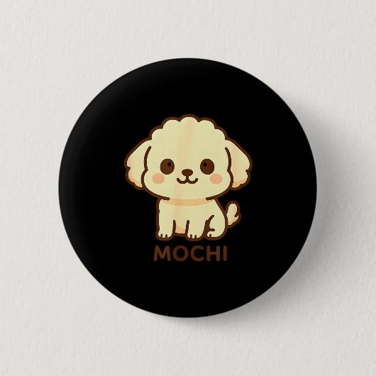 Mochi honden speelgoed Odle Ronde Button 5,7 Cm (Voorkant)