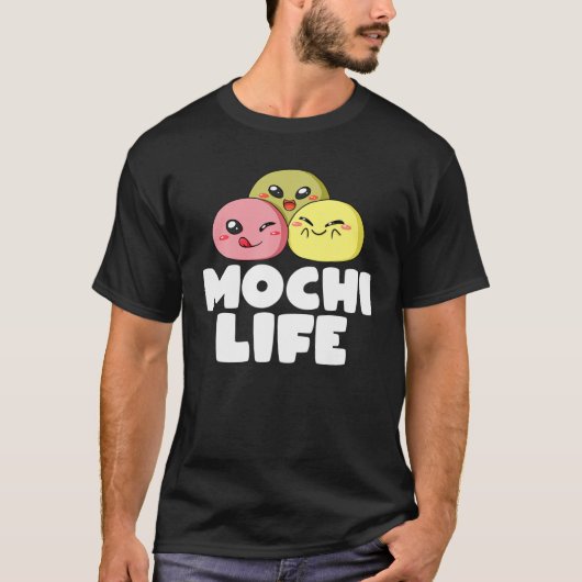 Mochi Ice Cream Donut Rice Cake Balls T-shirt (Voorkant)