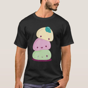 Mochi Ice Cream Style Schattige Japans eten Graphi T-shirt