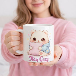 Mochi Knuffel Beer Cute Kawaii Stijl Kussen Knuffe Koffiemok