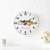 Mochi Lovers Rice Cakes Kitchen Clock w/Notulen Grote Klok (Huis)