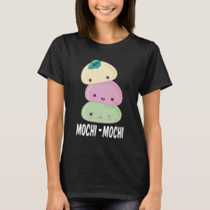 Mochi Mochi Vrouwen Zwart T-shirt