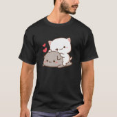 Mochi peach cat Classic T-shirt (Voorkant)