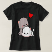 Mochi peach cat goma love, Valentine’s day 2022  T-shirt (Design voorkant)
