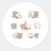 Mochi Peach Cat Sticker Pack (Voorkant)