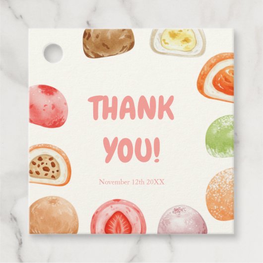 Mochi-sweet and full of love! bedankjes labels (Voorkant)