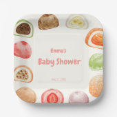 Mochi-sweet and full of love! papieren bordje (Voorkant)